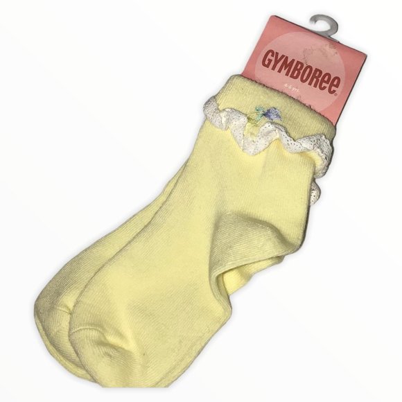 Gymboree Other - Gymboree Vintage 4-6 Years Red Label Yellow Socks